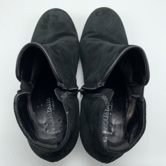 Aquatalia Black Suede Booties - Picture 5 of 8